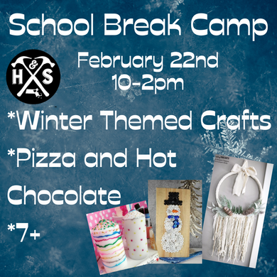 2/22/24 - Thursday- 10-2pm - WINTER THEMED KIDS DAY CAMP