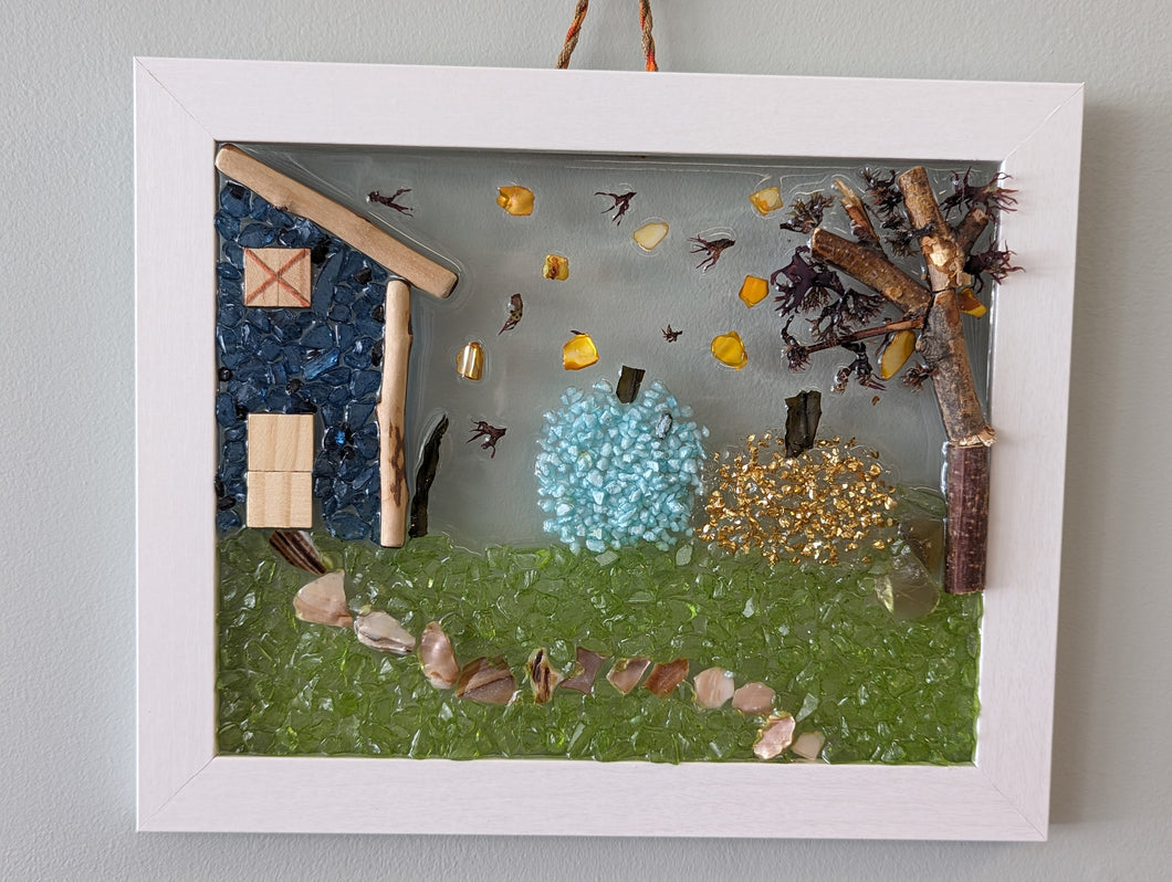 10/30/26 - Friday 6pm - 🧣Cozy Season Framed Resinscape Art🍂