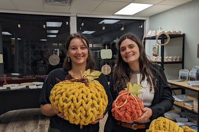 10/3/26 - Saturday 4:30pm - Hand Knit Pumpkins