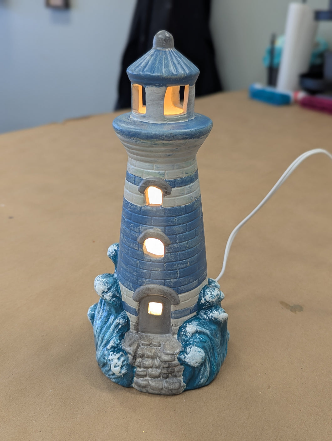 11/15/26 - Sunday 10am- Lighthouse Ceramic Plug-in Light @ Nashoba Valley Winery 🍷