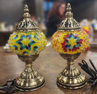 1/24/25 Friday 6pm - Turkish Mosaic Lamp Workshop **NEW**