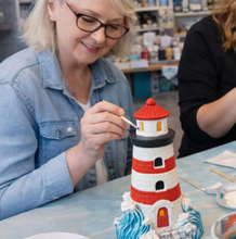 6/19/26 - Friday 6pm- Lighthouse Ceramic Plug-in Light