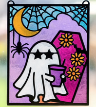 9/27/25 - Saturday 4:30pm - Faux Stained Glass *New Halloween/Fall Additions*