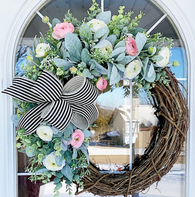 4/18/26 - Saturday- 4:30pm - Spring Wreath-Building Bar