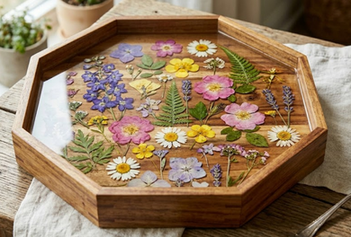 6/28/26 - Sunday 1pm - Pressed Flower Resin Trays