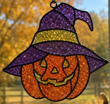 9/13/26 - Sunday 1pm - Faux Stained Glass *New Halloween/Fall Additions*