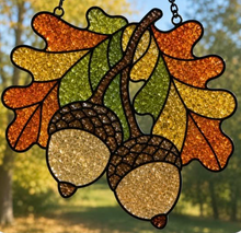 9/13/26 - Sunday 1pm - Faux Stained Glass *New Halloween/Fall Additions*