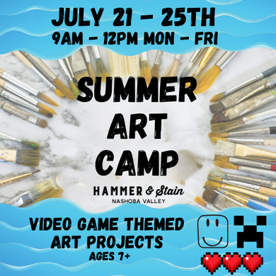 Kids Summer Art Camp 2025- 9am-12pm M-F