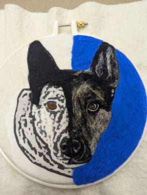 8/31/25 Sunday 1pm- New** Pet or Animal Needle Felting Portrait Workshop